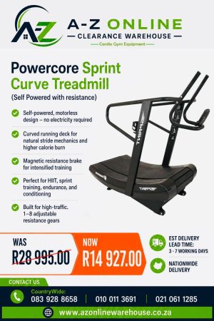 Powercore Sprint Curve Treadmill (Self Powered with resistance)