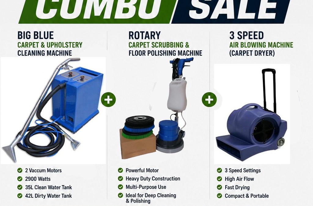 Carpet Cleaning Machines Combo Sale