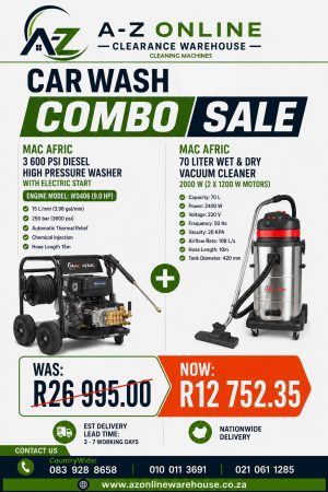 Carpet Wash Combo Sale