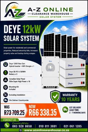Deye 12kW Solar System