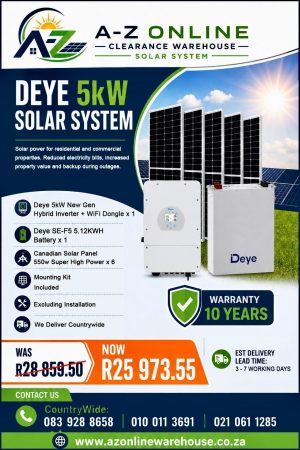 Deye 5kW Solar System