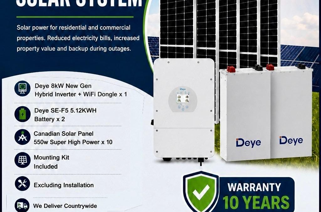 Deye 8kW Solar System