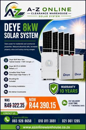Deye 8kW Solar System