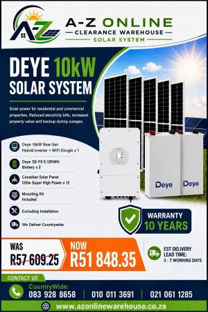 Deye 10kW Solar System